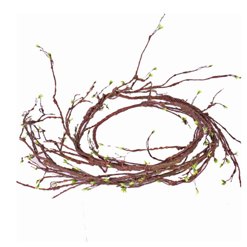 3M Artificial Flower Fake Plants Tree Rattan Cherry Branches Wall Hanging Trunk Flexible Vines For Home Wedding Garden DIY Decor3218168