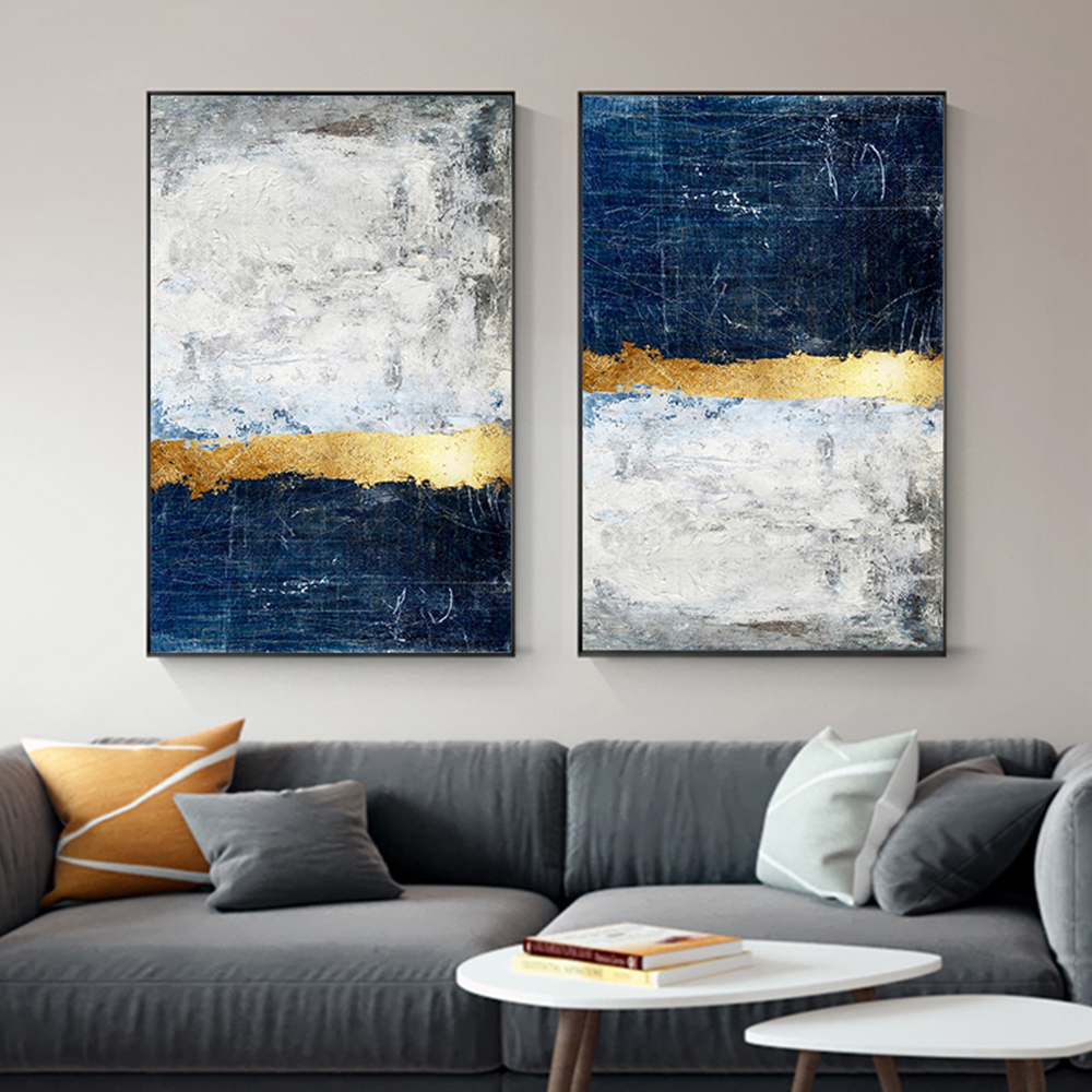 Abstract Gold Block Blue Canvas Poster and Print Painting Modern Golden Wall Art Nordic Navy Picture for Living Room Decoration
Abstract Gold Block Blue Canvas Poster and Print Painting Modern Golden Wall Art Nordic Navy Picture for Living Room Decoration