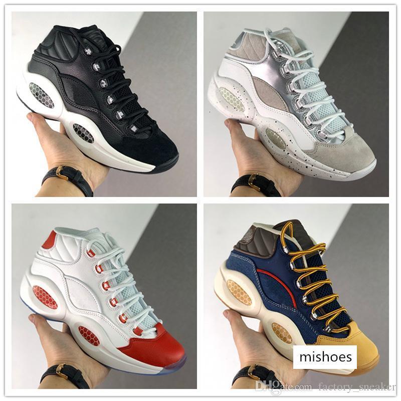 Hotsale Question JET LIFE Q1 Basketball Shoes Men Allen Iverson Black White Red Answer 1s Mens sneakers designer sport trainers 40-45
Hotsale Question JET LIFE Q1 Basketball Shoes Men Allen Iverson Black White Red Answer 1s Mens sneakers designer sport trainers 40-45