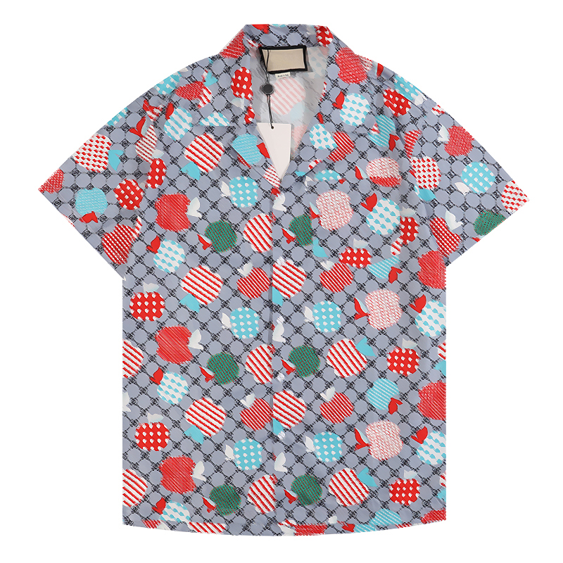 Mens Summer Designer Shirts Fashion Hawaii Style Lapel Short Sleeve Shirt Blouses Man overshirt Paisley Patchwork Button Casual beach shirt
Mens Summer Designer Shirts Fashion Hawaii Style Lapel Short Sleeve Shirt Blouses Man overshirt Paisley Patchwork Button Casual beach shirt
