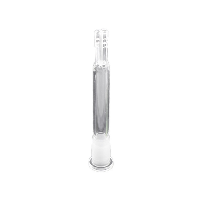 Wholesale Manufacturer glass downstem 3" to 4.5" 4 size 14mm female-18mm male glass four arms percolater Lo Pro Diffused Downstem
Wholesale Manufacturer glass downstem 3" to 4.5" 4 size 14mm female-18mm male glass four arms percolater Lo Pro Diffused Downstem