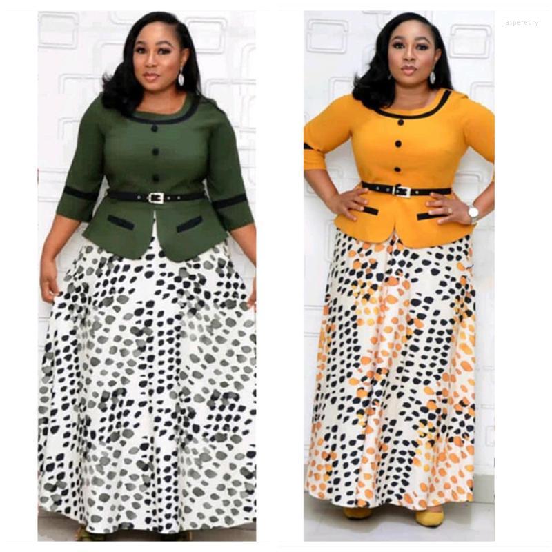 Plus Size Dresses 2022 African Style Round Neck Button Print Floor Length Dress For Women Jasp22, Green
Plus Size Dresses 2022 African Style Round Neck Button Print Floor Length Dress For Women Jasp22, Green