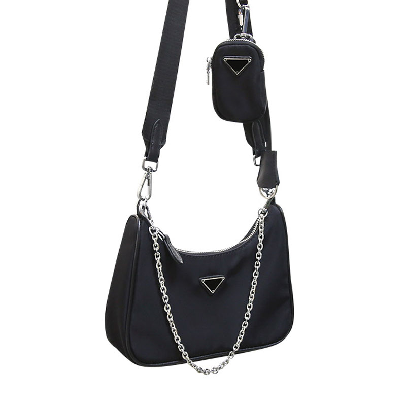 7A Designer bags 1BH204 Nylon Hobo Chain bag Top Quality One Shoulder Messenger Underarm Handbag Triad Bag Genuine Leather Lady Fashion Classic Canvas 2023 New, 7 silver buckle
7A Designer bags 1BH204 Nylon Hobo Chain bag Top Quality One Shoulder Messenger Underarm Handbag Triad Bag Genuine Leather Lady Fashion Classic Canvas 2023 New, 7 silver buckle