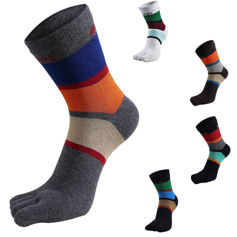 Men's Socks Brand Men Cotton Toe Five Fingers Colorful Breathable Sweat Casual Stripe Bamboo Fiber Male Meias High Quality CrewMen's
Men's Socks Brand Men Cotton Toe Five Fingers Colorful Breathable Sweat Casual Stripe Bamboo Fiber Male Meias High Quality CrewMen's