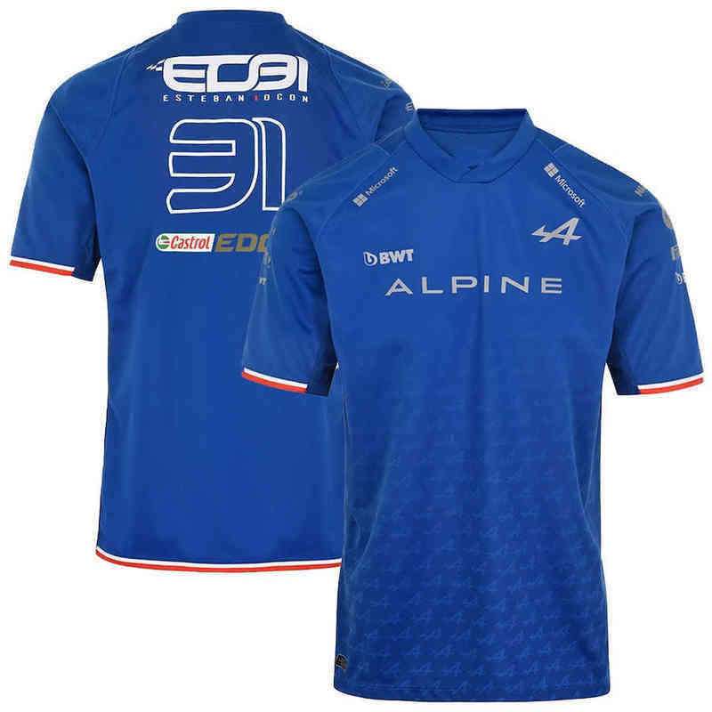 the New Website 2022 F1 Driver T-shirt Alpine Team Esteban Ocon T-shirts Men Leisure Breathable with Short Sleeves
the New Website 2022 F1 Driver T-shirt Alpine Team Esteban Ocon T-shirts Men Leisure Breathable with Short Sleeves