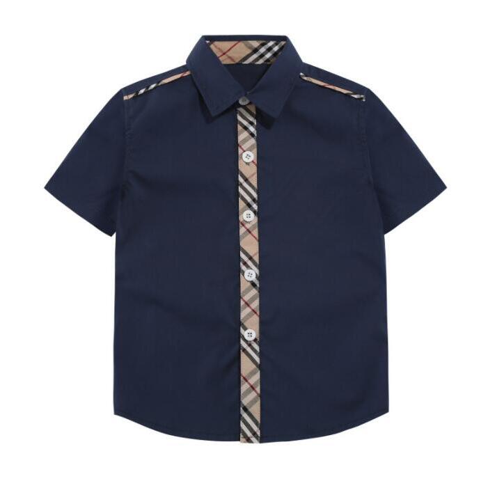 Fashion Summer Baby Boys Plaid Shirt Kids Short Sleeve Shirts Cotton Cute Children Turn-Down Collar Shirt Boy Tops Tees Child Clothes 2-8 Years, Dark blue
Fashion Summer Baby Boys Plaid Shirt Kids Short Sleeve Shirts Cotton Cute Children Turn-Down Collar Shirt Boy Tops Tees Child Clothes 2-8 Years, Dark blue