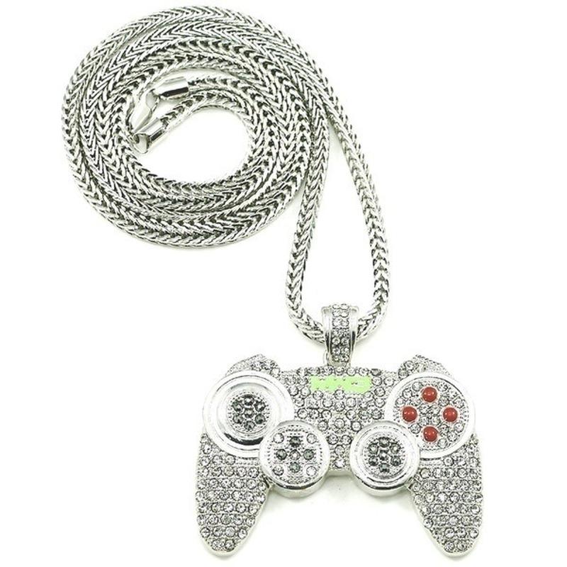Pendant Necklaces Creative Fashion Video Gamepad Necklace Men's Hip Hop Rock Party JewelryPendant
Pendant Necklaces Creative Fashion Video Gamepad Necklace Men's Hip Hop Rock Party JewelryPendant