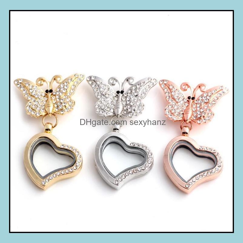 Lockets Necklaces Pendants Jewelry Top Grade Bow Floating Locket Transparent Glass Frames Charms Memory Brooches Pins Diy Wholesale Drop D
Lockets Necklaces Pendants Jewelry Top Grade Bow Floating Locket Transparent Glass Frames Charms Memory Brooches Pins Diy Wholesale Drop D