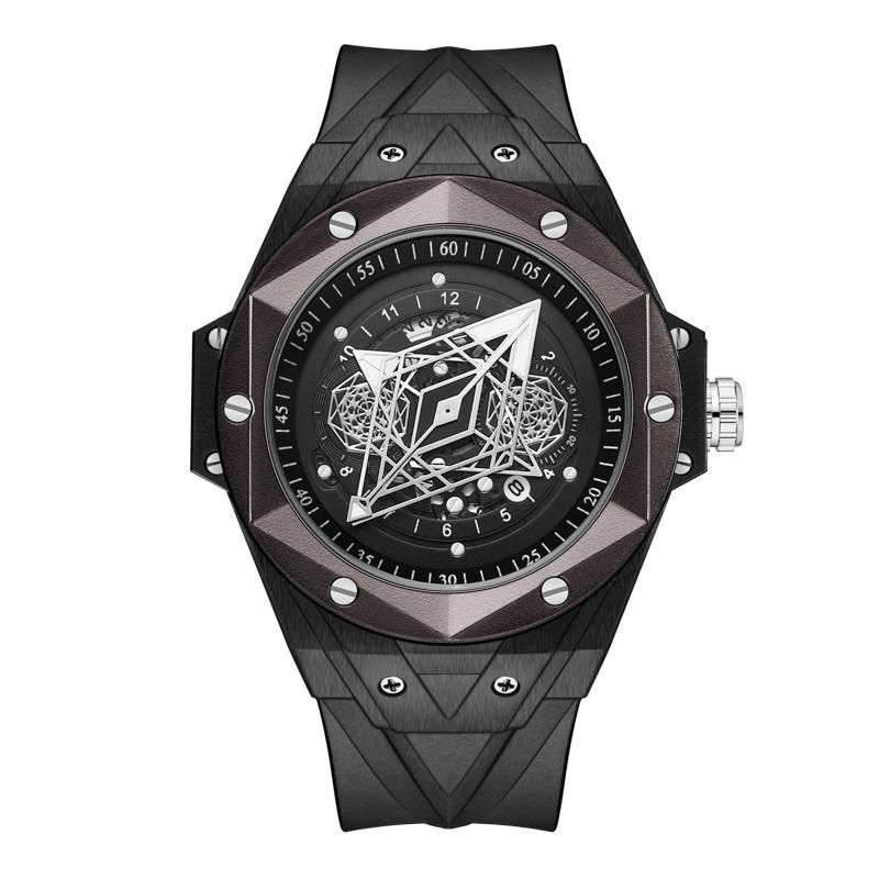 Wristwatches PINTIME Men Watch Fashion Multi-level Three-dimensional Design Sport Watches For Luminous Date Wristwatch, Black
Wristwatches PINTIME Men Watch Fashion Multi-level Three-dimensional Design Sport Watches For Luminous Date Wristwatch, Black