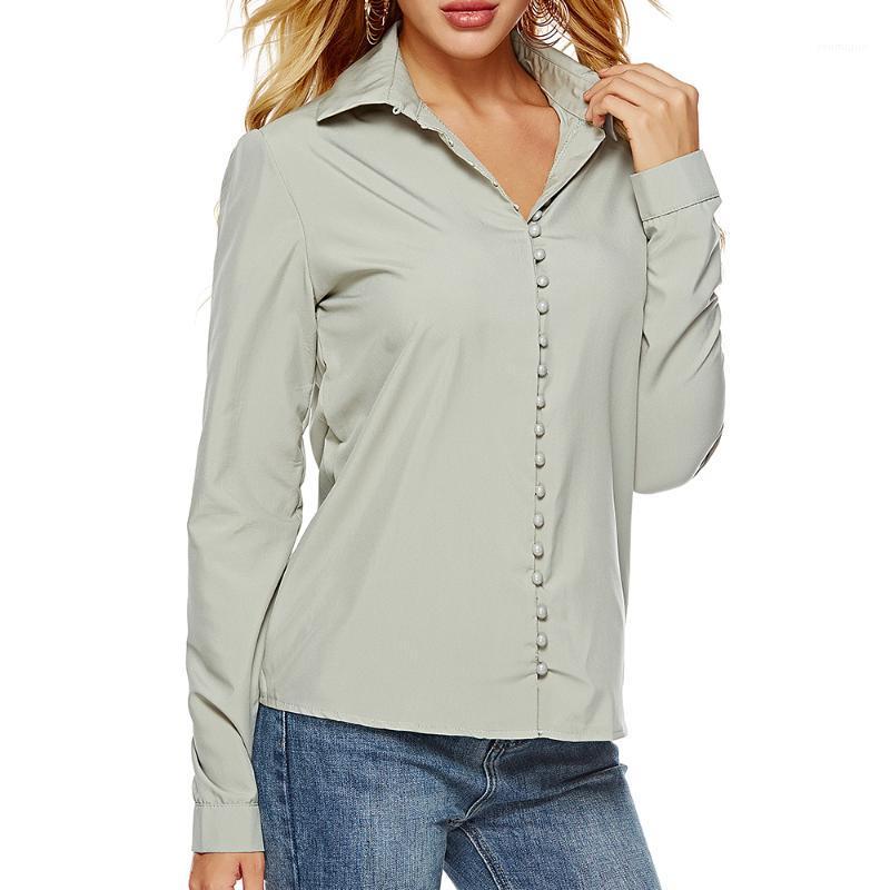 Women' Blouses & Shirts 2022 Women Long Sleeve Shirt Turn Down Collar Office Ladies Chiffon Fashion Tops Camisa Feminina, Clear
Women' Blouses & Shirts 2022 Women Long Sleeve Shirt Turn Down Collar Office Ladies Chiffon Fashion Tops Camisa Feminina, Clear