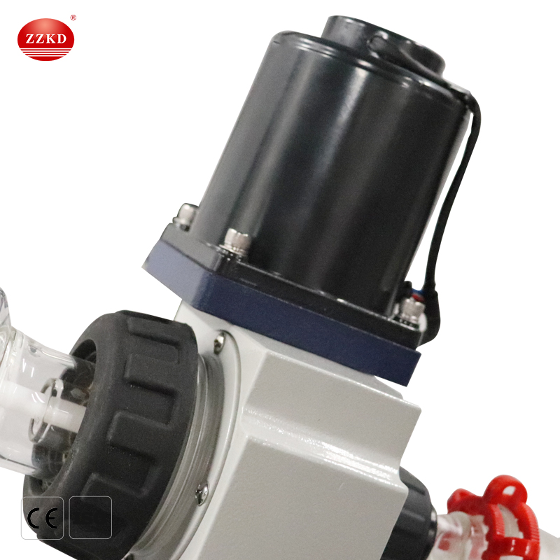 ZZKD Lab Supplies RE201 Rotary Evaporator to Effectively Separate Solvent Concentrate CBD Distillation and Extract Essential Oil