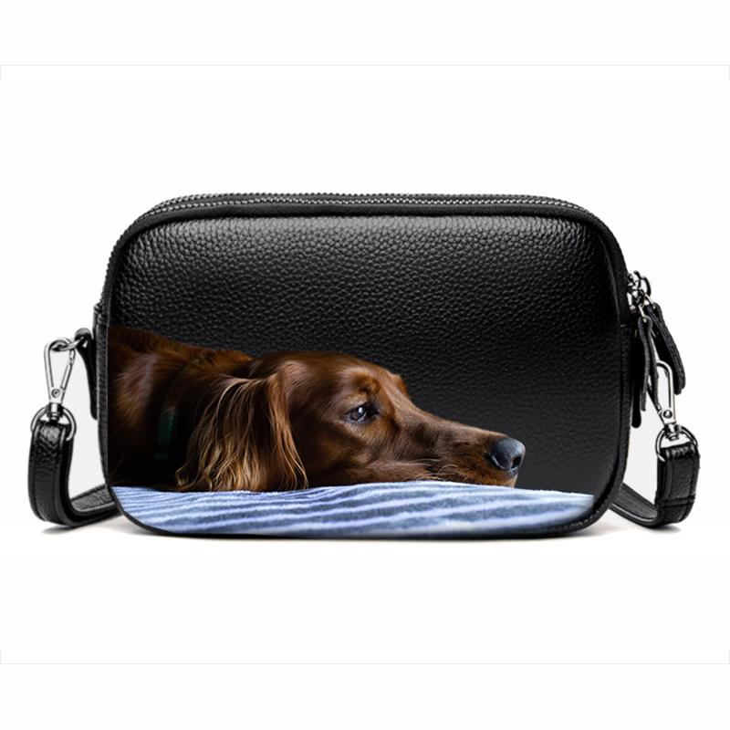 Evening Bags 2022 Mini Shoulder Bag Women Fashion Ins Genuine Leather Messenger Purse Simple Style Crossbody Dog Print, Black
Evening Bags 2022 Mini Shoulder Bag Women Fashion Ins Genuine Leather Messenger Purse Simple Style Crossbody Dog Print, Black