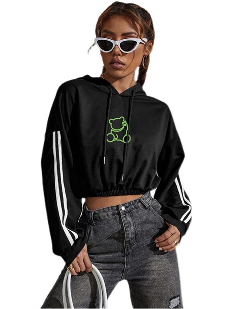 Women' Hoodies & Sweatshirts Autumn Hoodie Female Long Sleeve Sweatshit Women Fashion Hooded Loose Patchwork Leisure Letter Printed 4404Wom, Black
Women' Hoodies & Sweatshirts Autumn Hoodie Female Long Sleeve Sweatshit Women Fashion Hooded Loose Patchwork Leisure Letter Printed 4404Wom, Black