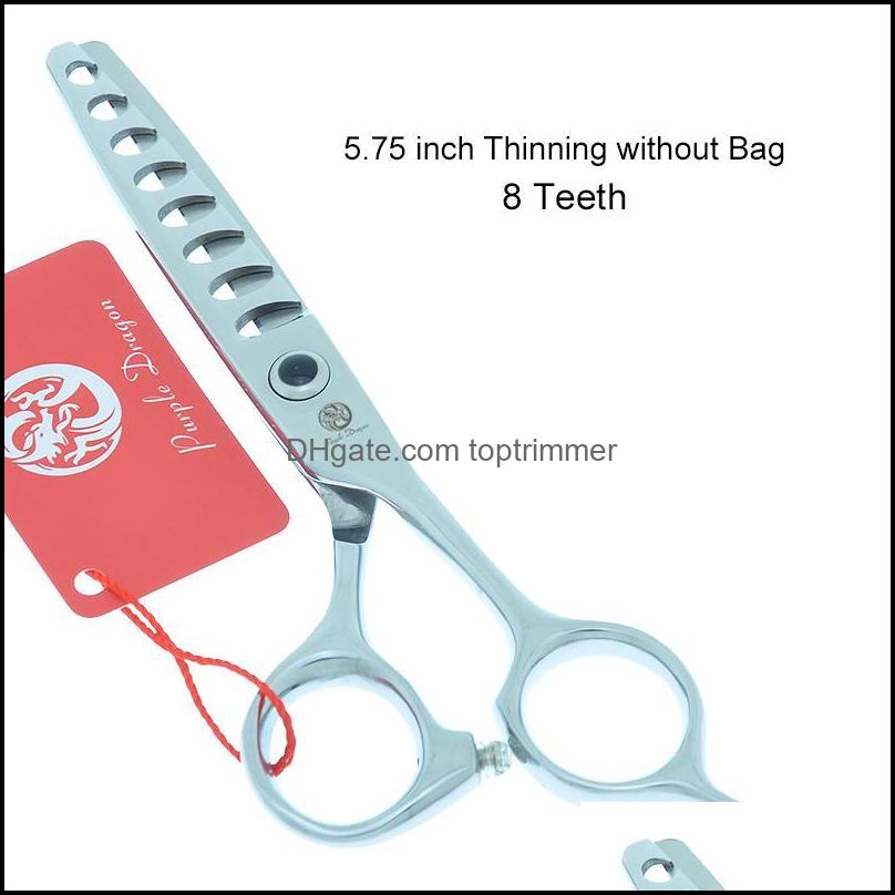 Hair Scissors Purple Dragon 5.75 Inch Professional Thinning Barber Shears Haircut Razors Salon Hairdressing Styling Tool A0160B Drop Deliver
Hair Scissors Purple Dragon 5.75 Inch Professional Thinning Barber Shears Haircut Razors Salon Hairdressing Styling Tool A0160B Drop Deliver