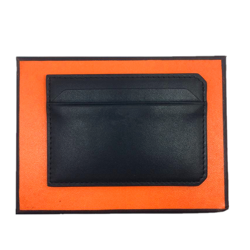Men Women Real Leather Minimalist Business Bank Card Case Card Holder Credit Cardholder Porte Carte Money Coin Purse 2025 New Arrivals Small Pocket Bag