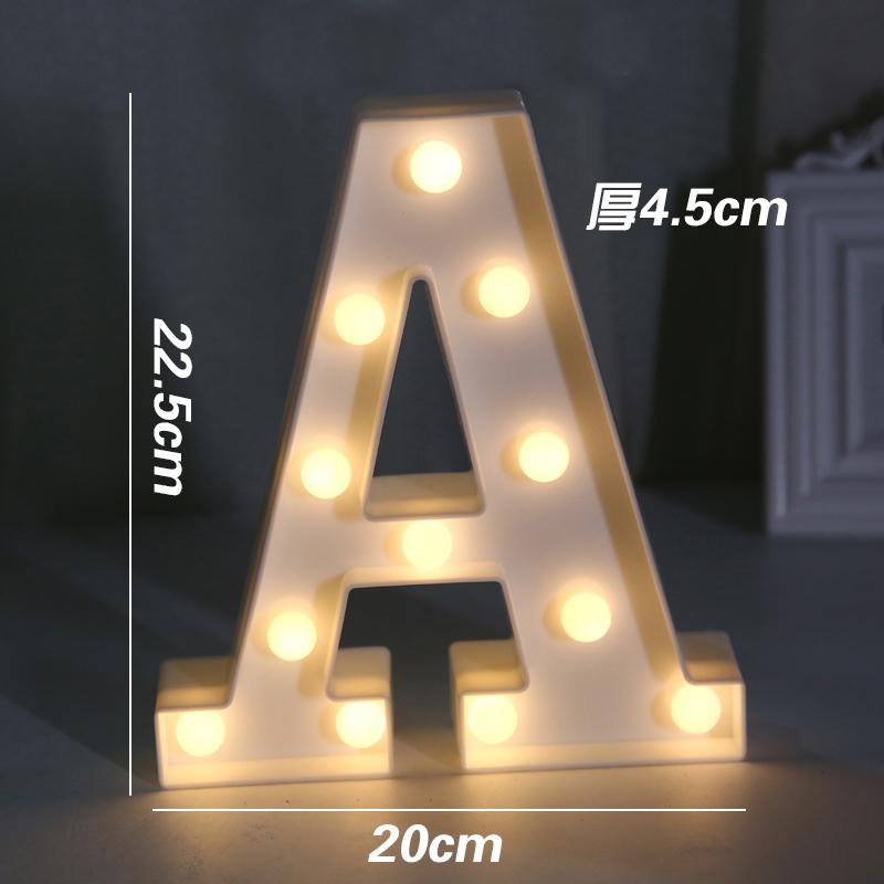 Party Decoration 26 Letters White LED Night Light Marquee Sign Alphabet Lamp For Birthday Wedding Bedroom Wall Hanging Decor
Party Decoration 26 Letters White LED Night Light Marquee Sign Alphabet Lamp For Birthday Wedding Bedroom Wall Hanging Decor