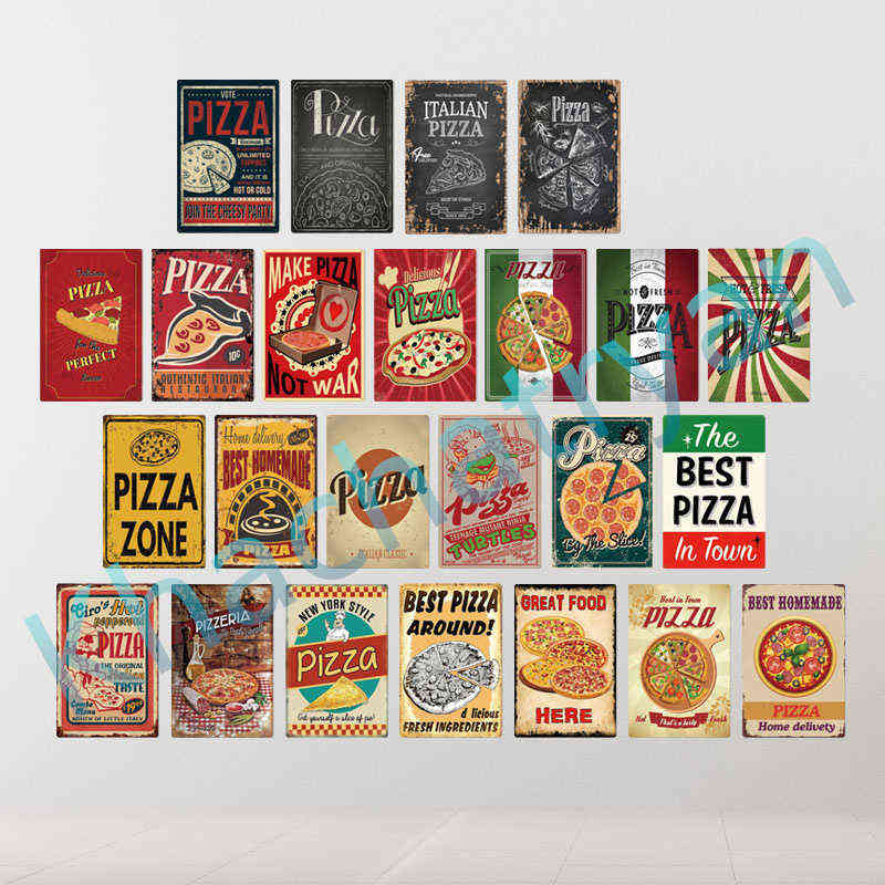 Best Pizza Zone Metal Plaque Plate Vintage Painting Iron Tin Sign Wall Art Picture Home Living Room Pizza Shop Restaurant decor J220813
Best Pizza Zone Metal Plaque Plate Vintage Painting Iron Tin Sign Wall Art Picture Home Living Room Pizza Shop Restaurant decor J220813
