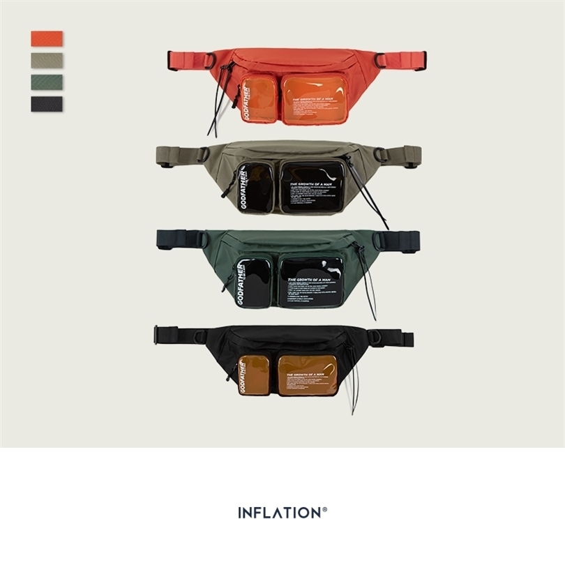 INFLATION Multipocket Double Zipper Streetwear Waist Bag Clear Fanny Pack Belt Bag Transparent Plastic Large Bum Bag 228AI 201117, Khaki
INFLATION Multipocket Double Zipper Streetwear Waist Bag Clear Fanny Pack Belt Bag Transparent Plastic Large Bum Bag 228AI 201117, Khaki