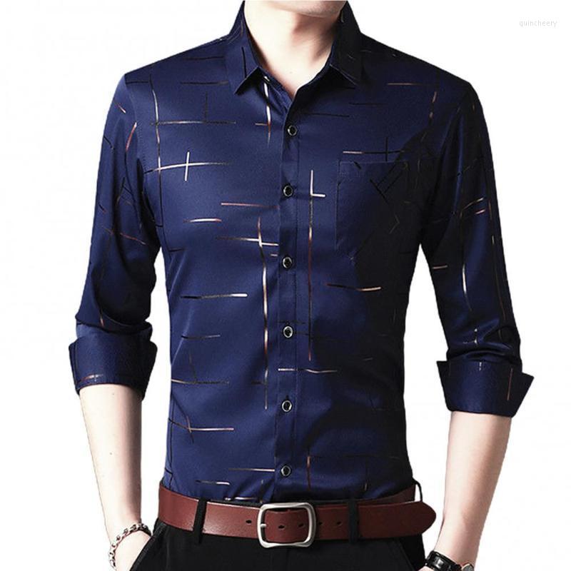 Men's Dress Shirts Men Long Sleeve Turn Down Collar Stripes Single-breasted Business Shirt TopMen's Quin22, Red
Men's Dress Shirts Men Long Sleeve Turn Down Collar Stripes Single-breasted Business Shirt TopMen's Quin22, Red