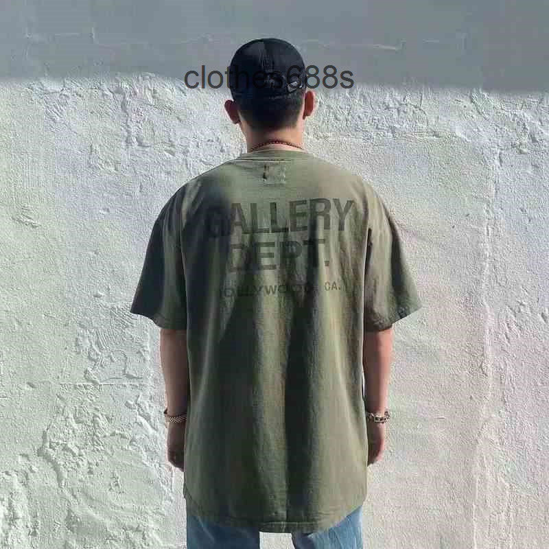 Men' Sweaters Hoodies Designer Fashion T Shirt Gallerydept Washed and Made Old Short Sleeve shirts Trend Loose Shoulder Half Casual Top, Wash water green
Men' Sweaters Hoodies Designer Fashion T Shirt Gallerydept Washed and Made Old Short Sleeve shirts Trend Loose Shoulder Half Casual Top, Wash water green