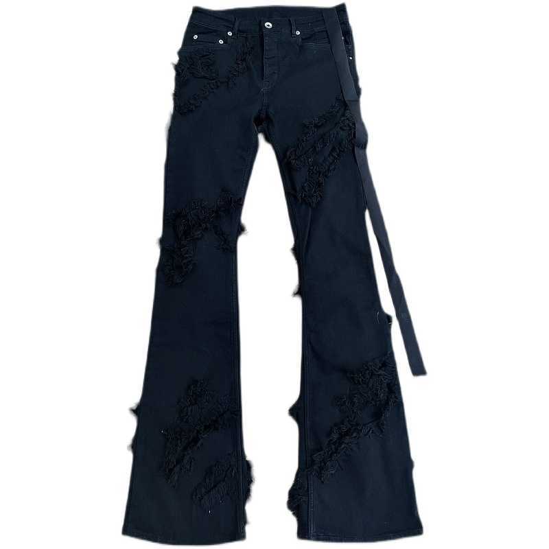 Men's Jeans Torch self erosion and great damage fur whisker trim elastic leg long horn pants ro dark style, Black
Men's Jeans Torch self erosion and great damage fur whisker trim elastic leg long horn pants ro dark style, Black