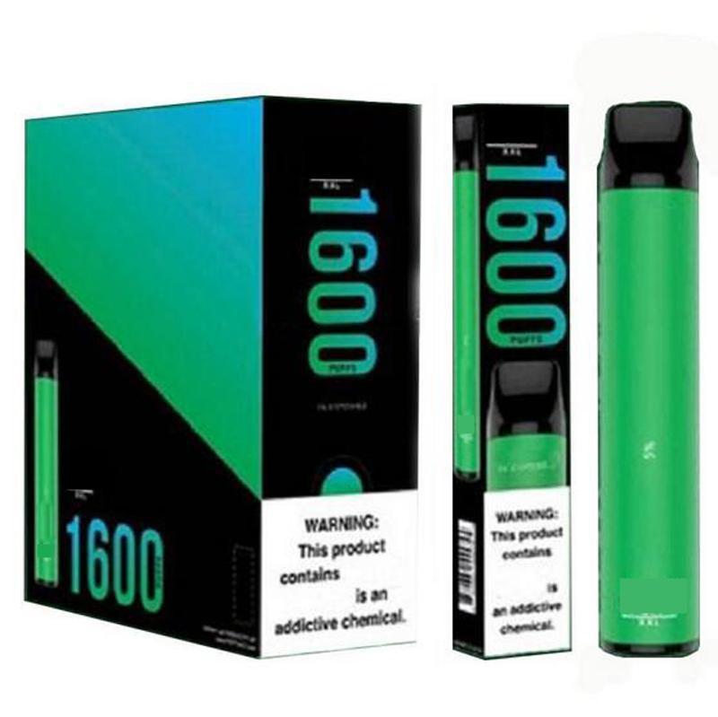 Puff 1600 Puffs Disposable Device Pen Electronic Cigarettes 43 Colors Vape Pre-filled 6.5ml Pods 1000mAh Battery
Puff 1600 Puffs Disposable Device Pen Electronic Cigarettes 43 Colors Vape Pre-filled 6.5ml Pods 1000mAh Battery