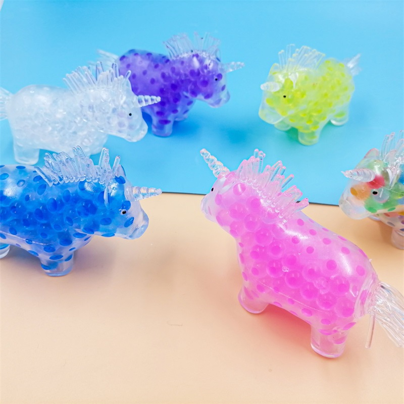 Fidget Toys Hot Selling Vent Unicorn Horse Decompression Ball Unicorn Squeeze Pinch Music Wholesale