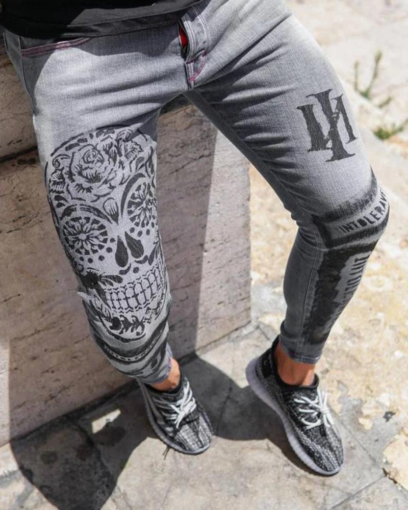 Men's Jeans Men's Sports And Leisure Stretch Denim Pants Slim Slimming Printed Gray MenMen's Heat22, Black
Men's Jeans Men's Sports And Leisure Stretch Denim Pants Slim Slimming Printed Gray MenMen's Heat22, Black