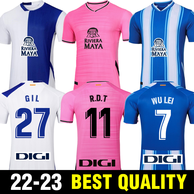 22 23 RCD Espanyol R.D.T WU LEI Soccer Jerseys home 2022 2023 football Shirt away PUADO PEDROSA EZZARFANI uniforms DAVID LOPEZ EMBARBA Camiseta de futbol MELENDO DARDER
22 23 RCD Espanyol R.D.T WU LEI Soccer Jerseys home 2022 2023 football Shirt away PUADO PEDROSA EZZARFANI uniforms DAVID LOPEZ EMBARBA Camiseta de futbol MELENDO DARDER
