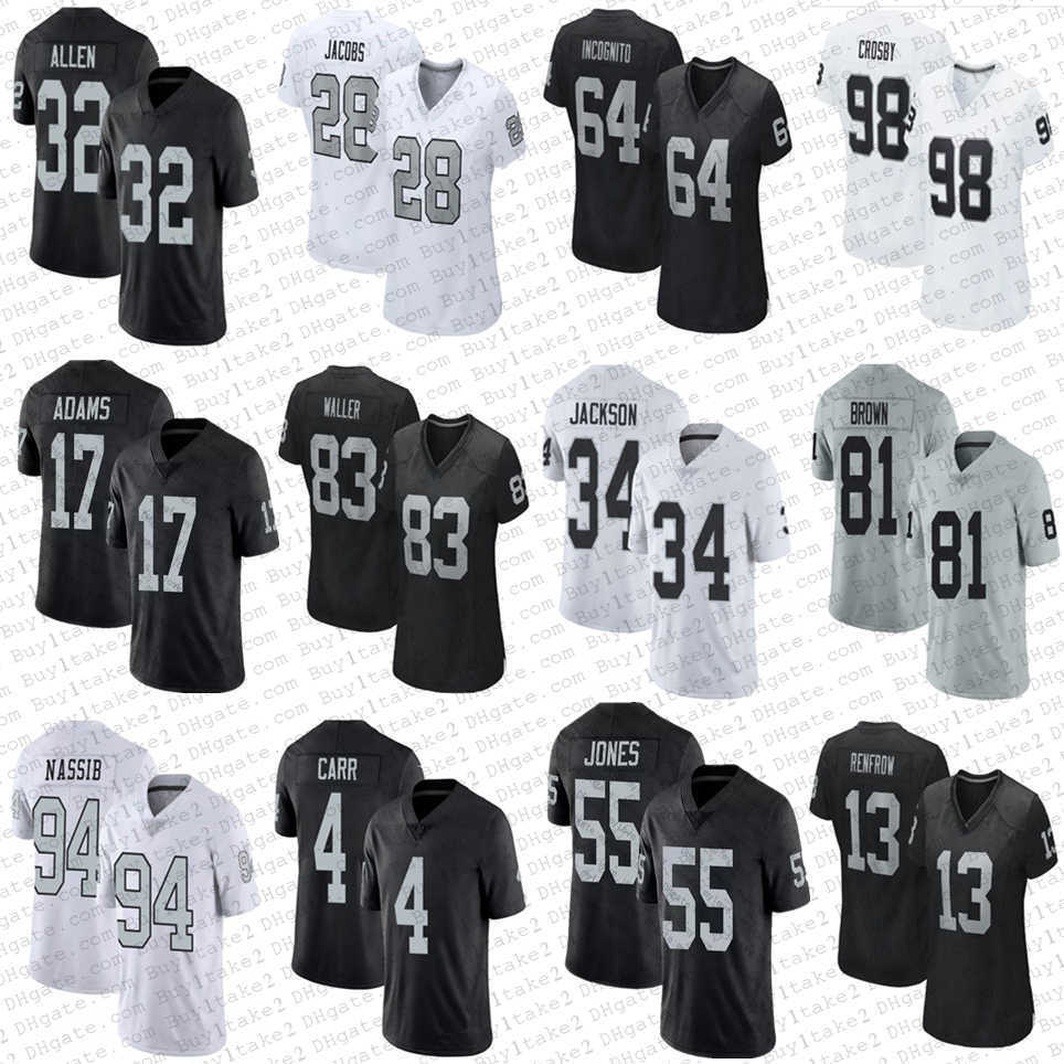 83 Darren Waller 17 Davante Adams Oakland''Raiders''Football Jerseys Derek Carr Bo Jackson Chandler Jones Woodson''nfl''Jersey, Women
83 Darren Waller 17 Davante Adams Oakland''Raiders''Football Jerseys Derek Carr Bo Jackson Chandler Jones Woodson''nfl''Jersey, Women