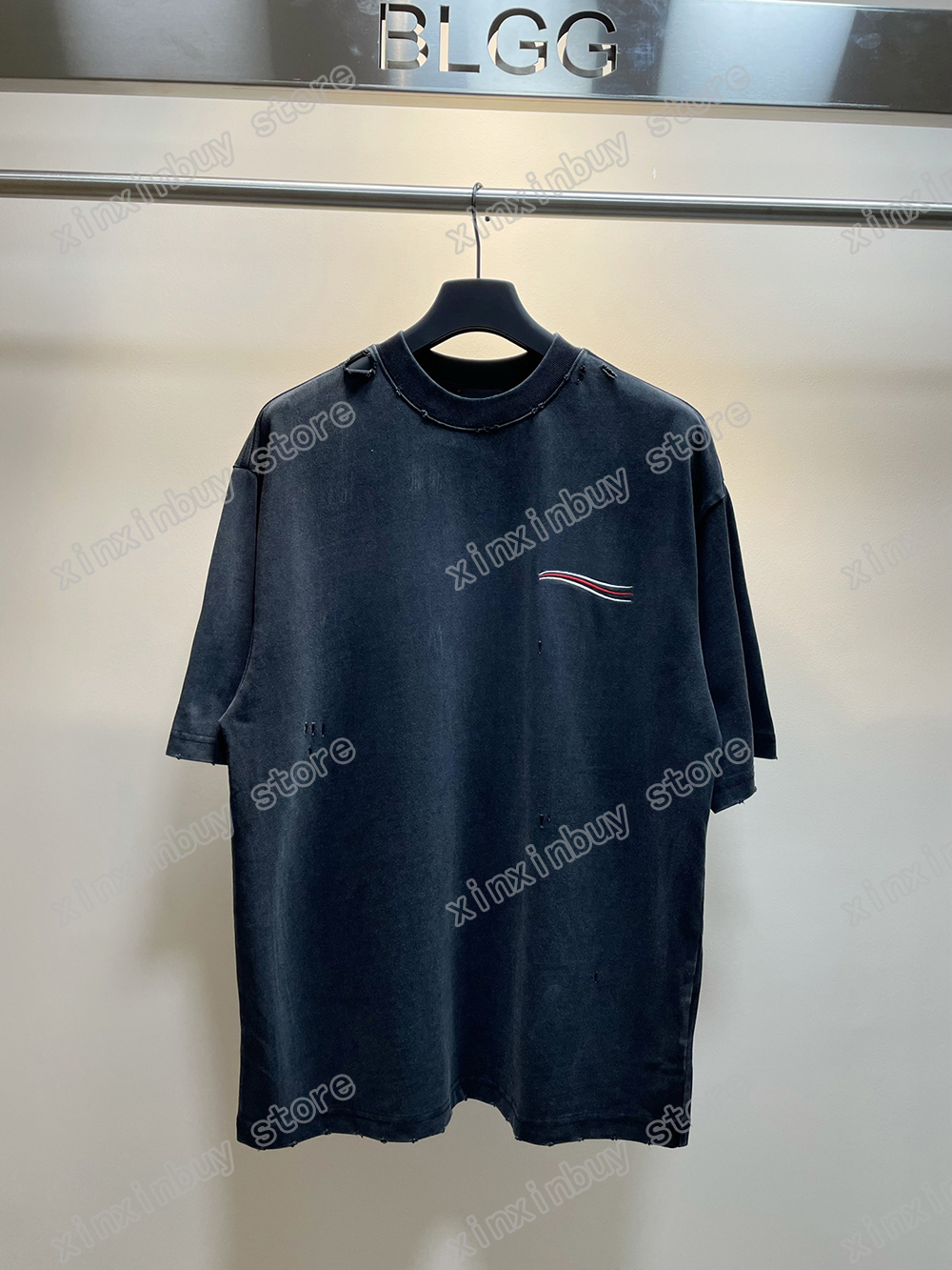 22ss Men Women Designers t shirts DESTROYED Paris sea wave embroidery short sleeve Crew Neck Streetwear black xinxinbuy XS-L, Multi
22ss Men Women Designers t shirts DESTROYED Paris sea wave embroidery short sleeve Crew Neck Streetwear black xinxinbuy XS-L, Multi
