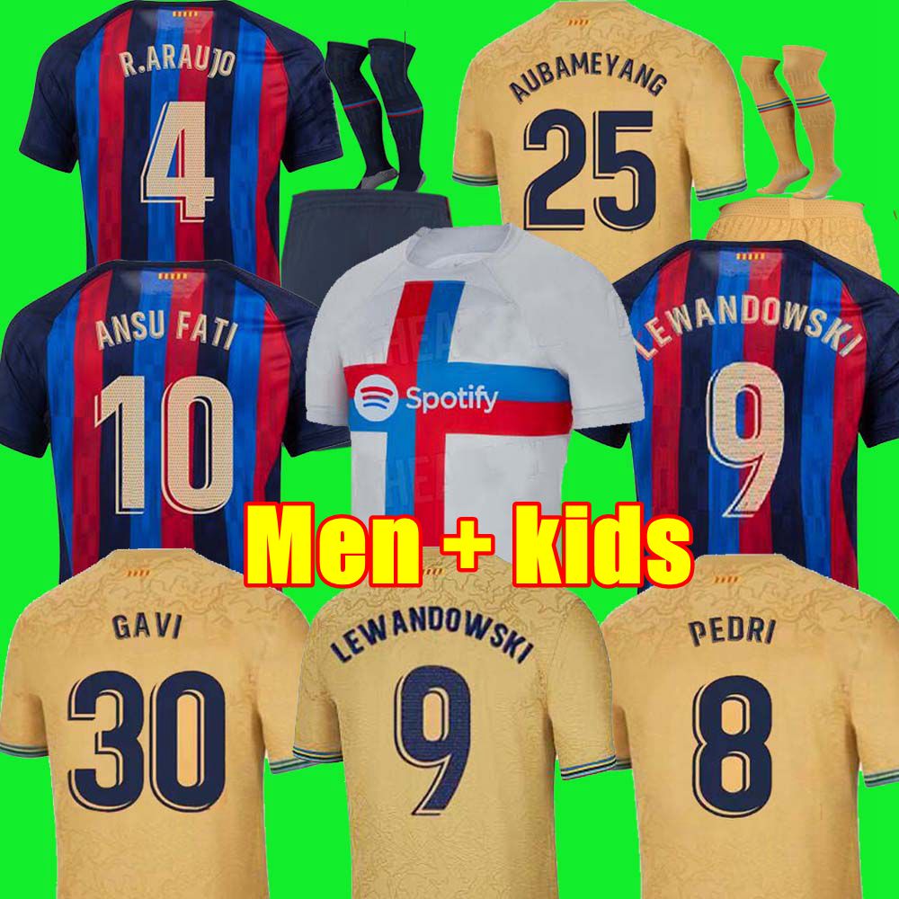 PEDRI RAPHINHA soccer jersey 22 23 ANSU FATI 2022 GAVI F. DE JONG barcelonaS men kids LEWANDOWSKI, 22/23 away adult lfp
PEDRI RAPHINHA soccer jersey 22 23 ANSU FATI 2022 GAVI F. DE JONG barcelonaS men kids LEWANDOWSKI, 22/23 away adult lfp