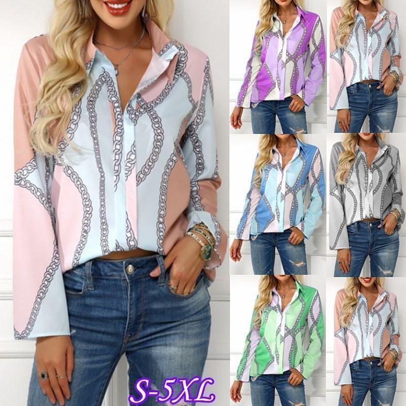 Women's Blouses & Shirts Women Casual Button Up Shirt Blouse 2022 Autumn Female Vintage White Chain Printed Turn Down Collar Long Sleeve Plu, Green
Women's Blouses & Shirts Women Casual Button Up Shirt Blouse 2022 Autumn Female Vintage White Chain Printed Turn Down Collar Long Sleeve Plu, Green