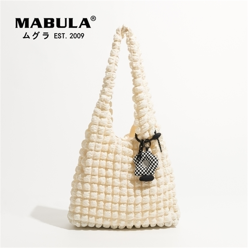 MABULA Pleated Bubble Shoulder Bags Large Capacity Casual Light Weight Shopper Handbags Quilted Hobo Crossbody Bag 220815
MABULA Pleated Bubble Shoulder Bags Large Capacity Casual Light Weight Shopper Handbags Quilted Hobo Crossbody Bag 220815