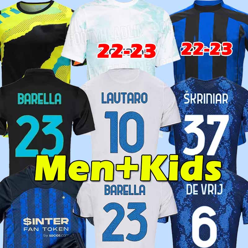 22 23 BARELLA VIDAL soccer jerseys LAUTARO INTERS CALHANOGLU milan ALEXIS DZEKO CORREA AWAY THIRD training 2021 2022 men kids kit football shirt uniforms, 22-23 training
22 23 BARELLA VIDAL soccer jerseys LAUTARO INTERS CALHANOGLU milan ALEXIS DZEKO CORREA AWAY THIRD training 2021 2022 men kids kit football shirt uniforms, 22-23 training