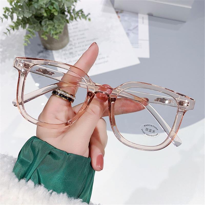 Sunglasses 1PC 2022 Transparent Glasses Women Men Office Myopia Frame Brand Square Eyewear Anti Blue Light Computer Eyeglasses, White;black
Sunglasses 1PC 2022 Transparent Glasses Women Men Office Myopia Frame Brand Square Eyewear Anti Blue Light Computer Eyeglasses, White;black