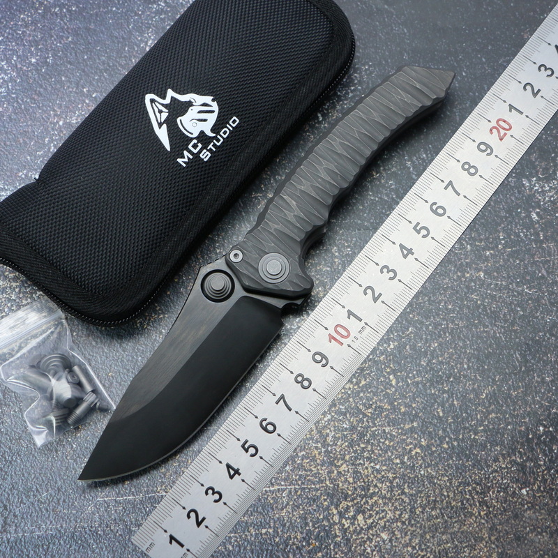 Kanedeiia MAXACE Sandstorm Folding Knife Bolher M390 Blade Solid Titanium Handle Outdoor Camping Fishing Hunting Treking Pocket EDC Tools
Kanedeiia MAXACE Sandstorm Folding Knife Bolher M390 Blade Solid Titanium Handle Outdoor Camping Fishing Hunting Treking Pocket EDC Tools
