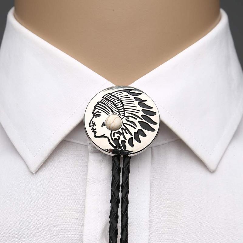 Bow Ties Four Color Head Pattrn Bolo Tie For Man Cowboy Western Cowgirl Leather Rope Zinc Alloy NecktieBow BowBow 
Bow Ties Four Color Head Pattrn Bolo Tie For Man Cowboy Western Cowgirl Leather Rope Zinc Alloy NecktieBow BowBow