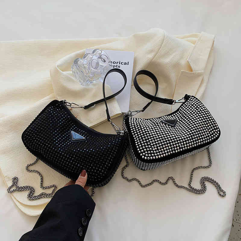 Handbags 70% Off Rhinestone bag women's 2022 new full diamond with drill one shoulder zipper dinner portable small square Bag Purses, Silver diamond
Handbags 70% Off Rhinestone bag women's 2022 new full diamond with drill one shoulder zipper dinner portable small square Bag Purses, Silver diamond