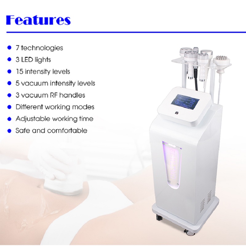 6 in 1 5d 80k lipo body slimming skin tightening machine vacuum rf beauty body weight-loss Sculpt machine