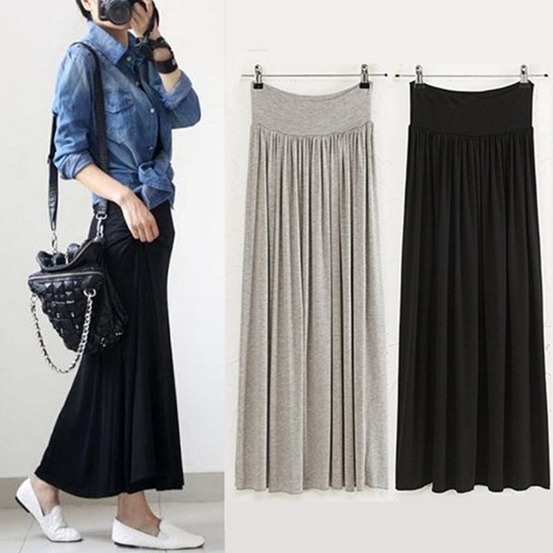 Skirts Sanishroly Women Long Pleated Summer Autumn Elastic High Waist Modal Skirt Female Big Swing Maxi Saia Plus Size 587Skirts, Black
Skirts Sanishroly Women Long Pleated Summer Autumn Elastic High Waist Modal Skirt Female Big Swing Maxi Saia Plus Size 587Skirts, Black