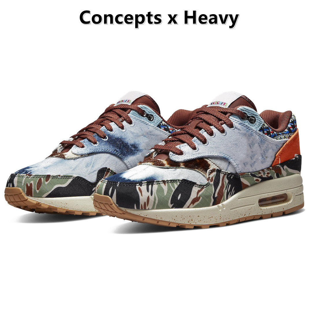 Concepts x max 1 87 Mens running Shoes Mellow Far Out Heavy Style Code DN1803-300 mens womens Outdoors Sports sneakers Designer shoe 40-45
Concepts x max 1 87 Mens running Shoes Mellow Far Out Heavy Style Code DN1803-300 mens womens Outdoors Sports sneakers Designer shoe 40-45