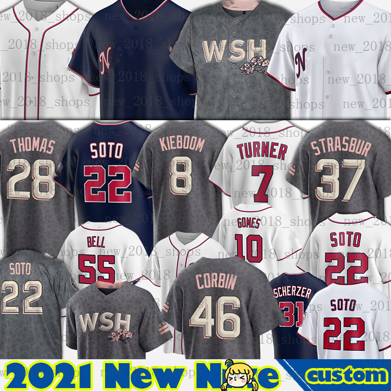 22 Juan Soto Washington Carter Kieboom Baseball Jersey Josh Bell Nelson Cruz Stephen Strasburg Keibert Ruiz Alcides Escobar Lane Thomas Victor Robles Finnegan, Custom cool base men jersey
22 Juan Soto Washington Carter Kieboom Baseball Jersey Josh Bell Nelson Cruz Stephen Strasburg Keibert Ruiz Alcides Escobar Lane Thomas Victor Robles Finnegan, Custom cool base men jersey