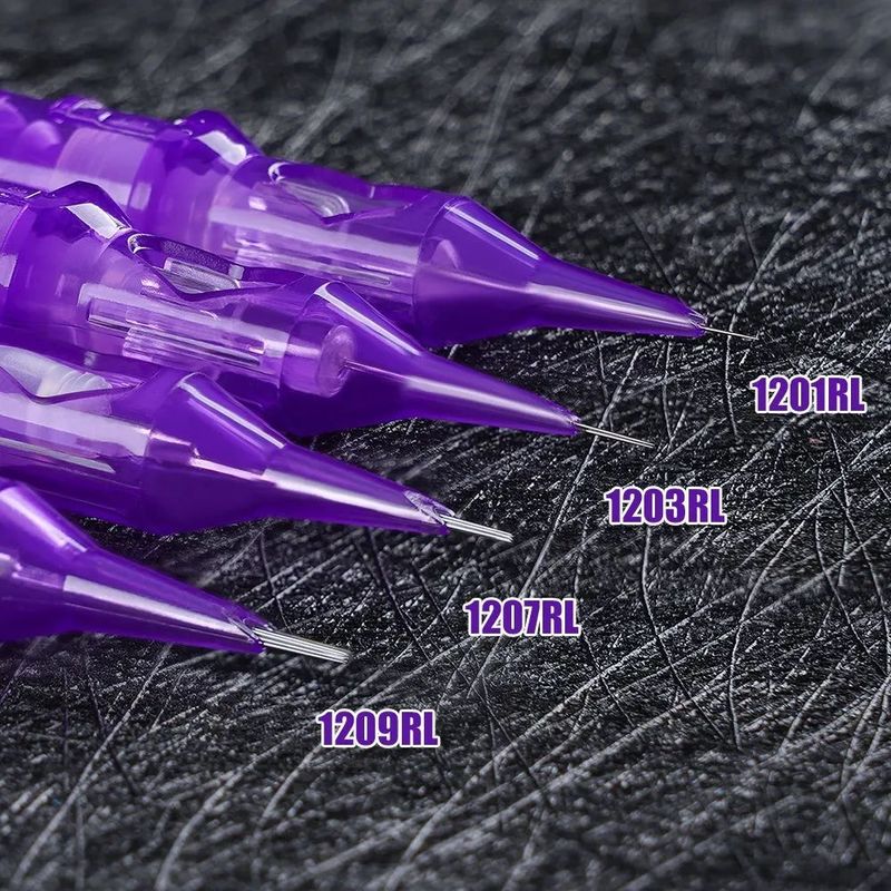 Disposable Box Of 20pcs Sterile Tattoo Cartridge Needles For Tattoo Rotary Pen Round Liner Supplies 220726