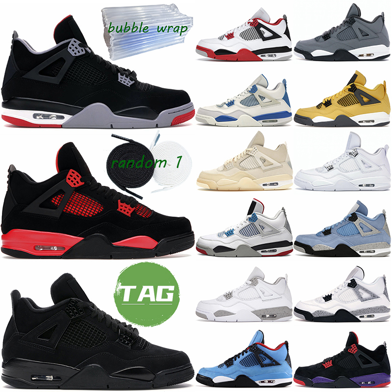 4S Basketball Shoes Men Women Black Cat 4 Infrared Lightning Safety Pure Motorsports Red Thunder Black Purple White Oreo Sports Trainer, #38
4S Basketball Shoes Men Women Black Cat 4 Infrared Lightning Safety Pure Motorsports Red Thunder Black Purple White Oreo Sports Trainer, #38