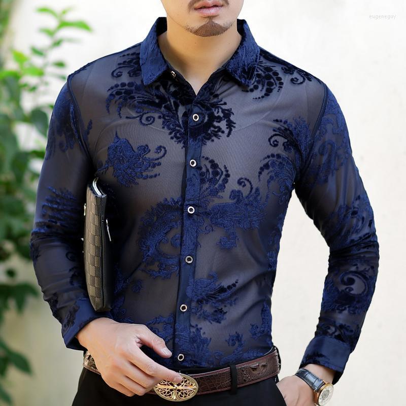 Men's Dress Shirts Elegant Paisley Transparent Night Club Shirt Men 2022 Longsleeve Vintage Chemise Homme Plus Size Fashion Sexy Party Euge2, Black
Men's Dress Shirts Elegant Paisley Transparent Night Club Shirt Men 2022 Longsleeve Vintage Chemise Homme Plus Size Fashion Sexy Party Euge2, Black