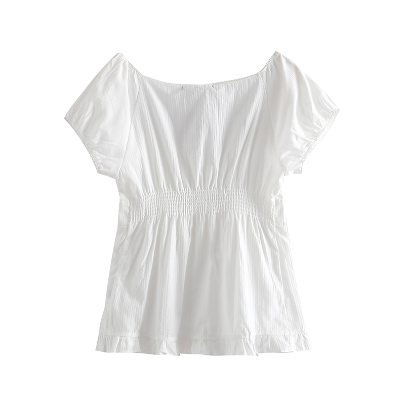 PUWD Slim Girls Sweet Tshirts Summer Fashion Ladies Stylish Soft Cotton Short Tees Vintage Women Cute Tops Chic 220411