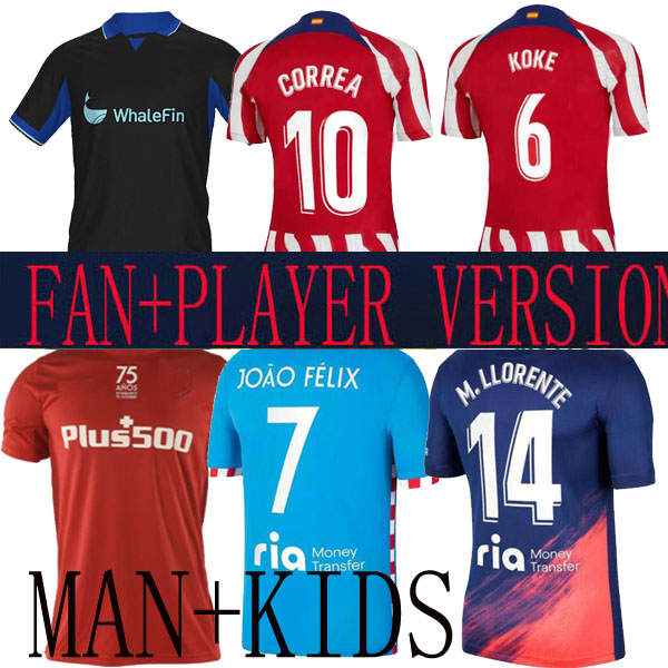 22 23 Atletico Madrids JOAO FELIX Soccer Jerseys home SUAREZ GRIEZMANN CUNHA 75th 2022 2023 M. Llorente CORREA KOKE Camiseta CARRASCO men adult kids kit Football Shirt, Home man 1
22 23 Atletico Madrids JOAO FELIX Soccer Jerseys home SUAREZ GRIEZMANN CUNHA 75th 2022 2023 M. Llorente CORREA KOKE Camiseta CARRASCO men adult kids kit Football Shirt, Home man 1