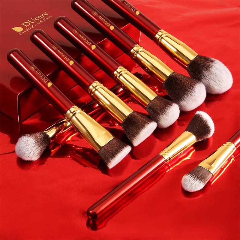 DUcare 8-27Pcs Makeup Brushes Set Synthetic Goat Hair Cosmetic Powder Eyeshadow Foundation make up brush pinceaux de maquillage 220616