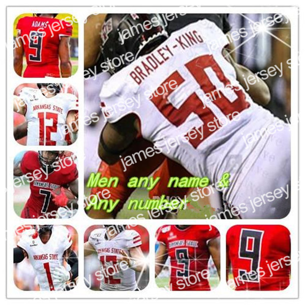 James Custom College 2021 Football Arkansas State Jerseys Logan Bonner Lincoln Pare Layne Hatcher Jamal Jones Justin Rice Jonathan Adams Jr. Green, Red
James Custom College 2021 Football Arkansas State Jerseys Logan Bonner Lincoln Pare Layne Hatcher Jamal Jones Justin Rice Jonathan Adams Jr. Green, Red